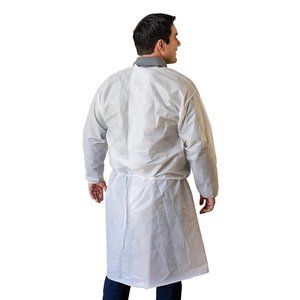 Isolation Gowns - Disposable - Non Woven Universal Size  10 Pack - Free Shipping